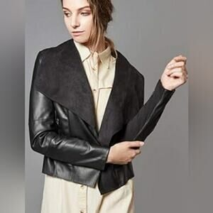 Bar lll Faux Leather Jacket